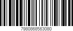 Código de barras (EAN, GTIN, SKU, ISBN): '7980868563080'