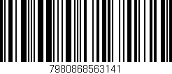 Código de barras (EAN, GTIN, SKU, ISBN): '7980868563141'