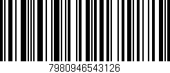 Código de barras (EAN, GTIN, SKU, ISBN): '7980946543126'