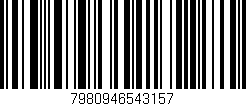 Código de barras (EAN, GTIN, SKU, ISBN): '7980946543157'