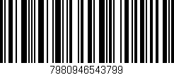 Código de barras (EAN, GTIN, SKU, ISBN): '7980946543799'