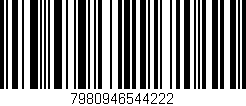 Código de barras (EAN, GTIN, SKU, ISBN): '7980946544222'