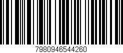Código de barras (EAN, GTIN, SKU, ISBN): '7980946544260'