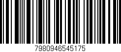 Código de barras (EAN, GTIN, SKU, ISBN): '7980946545175'