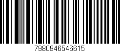 Código de barras (EAN, GTIN, SKU, ISBN): '7980946546615'