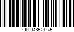 Código de barras (EAN, GTIN, SKU, ISBN): '7980946546745'