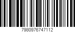 Código de barras (EAN, GTIN, SKU, ISBN): '7980976747112'