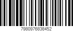 Código de barras (EAN, GTIN, SKU, ISBN): '7980976838452'