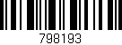 Código de barras (EAN, GTIN, SKU, ISBN): '798193'