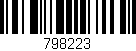 Código de barras (EAN, GTIN, SKU, ISBN): '798223'