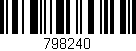 Código de barras (EAN, GTIN, SKU, ISBN): '798240'