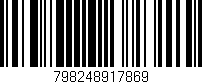 Código de barras (EAN, GTIN, SKU, ISBN): '798248917869'