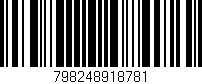 Código de barras (EAN, GTIN, SKU, ISBN): '798248918781'