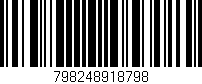 Código de barras (EAN, GTIN, SKU, ISBN): '798248918798'
