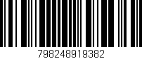 Código de barras (EAN, GTIN, SKU, ISBN): '798248919382'