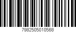 Código de barras (EAN, GTIN, SKU, ISBN): '7982505010568'