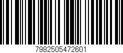 Código de barras (EAN, GTIN, SKU, ISBN): '7982505472601'