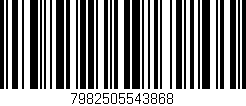Código de barras (EAN, GTIN, SKU, ISBN): '7982505543868'