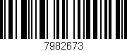Código de barras (EAN, GTIN, SKU, ISBN): '7982673'