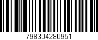 Código de barras (EAN, GTIN, SKU, ISBN): '798304280951'