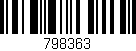 Código de barras (EAN, GTIN, SKU, ISBN): '798363'
