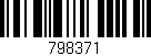 Código de barras (EAN, GTIN, SKU, ISBN): '798371'