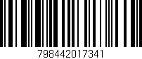 Código de barras (EAN, GTIN, SKU, ISBN): '798442017341'
