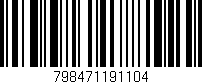 Código de barras (EAN, GTIN, SKU, ISBN): '798471191104'