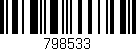 Código de barras (EAN, GTIN, SKU, ISBN): '798533'