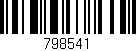 Código de barras (EAN, GTIN, SKU, ISBN): '798541'