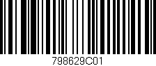 Código de barras (EAN, GTIN, SKU, ISBN): '798629C01'