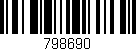 Código de barras (EAN, GTIN, SKU, ISBN): '798690'