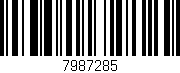 Código de barras (EAN, GTIN, SKU, ISBN): '7987285'