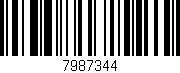 Código de barras (EAN, GTIN, SKU, ISBN): '7987344'