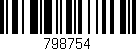 Código de barras (EAN, GTIN, SKU, ISBN): '798754'