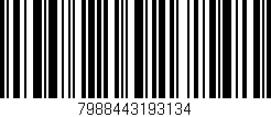 Código de barras (EAN, GTIN, SKU, ISBN): '7988443193134'
