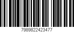 Código de barras (EAN, GTIN, SKU, ISBN): '7989822423477'