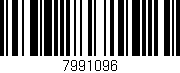 Código de barras (EAN, GTIN, SKU, ISBN): '7991096'