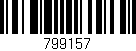 Código de barras (EAN, GTIN, SKU, ISBN): '799157'