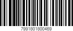 Código de barras (EAN, GTIN, SKU, ISBN): '7991801800469'