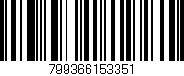 Código de barras (EAN, GTIN, SKU, ISBN): '799366153351'