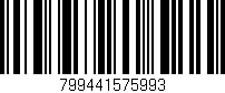 Código de barras (EAN, GTIN, SKU, ISBN): '799441575993'
