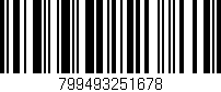 Código de barras (EAN, GTIN, SKU, ISBN): '799493251678'