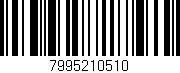 Código de barras (EAN, GTIN, SKU, ISBN): '7995210510'