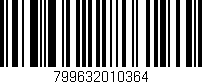 Código de barras (EAN, GTIN, SKU, ISBN): '799632010364'