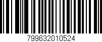 Código de barras (EAN, GTIN, SKU, ISBN): '799632010524'