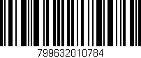 Código de barras (EAN, GTIN, SKU, ISBN): '799632010784'