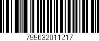 Código de barras (EAN, GTIN, SKU, ISBN): '799632011217'