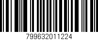 Código de barras (EAN, GTIN, SKU, ISBN): '799632011224'