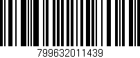 Código de barras (EAN, GTIN, SKU, ISBN): '799632011439'